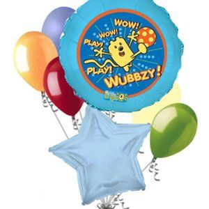 Bundle Wow Wow Wubbzy Play 18" Mylar Balloon Bouquet New